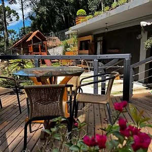  Casa de Férias Casa Da Flor Com Lareira Brasil